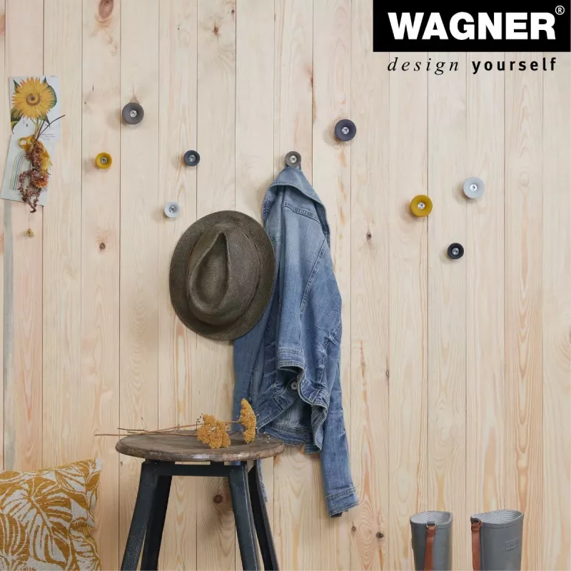Wagner design yourself TULIP appendiabiti GH 0301, 1 gancio, nero 17030121