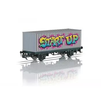 Märklin 44831 H0 carro merci coperto, Märklin Magazin carro annuale 2001, epoca V, AC, giunti Relex