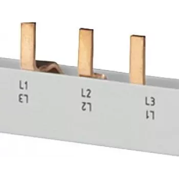 SIEMENS sbarra collettrice a pettine 4x3 fasi 5ST3645, 12 moduli, 63 A, 400 V, 10 mm², completamente isolata