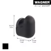 Wagner design yourself PILL appendiabiti nero 1 pezzo (WH 0401) 17040121