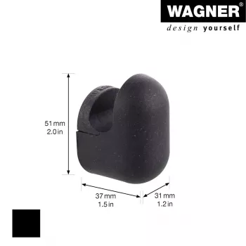 Wagner design yourself PILL appendiabiti nero 1 pezzo (WH 0401) 17040121