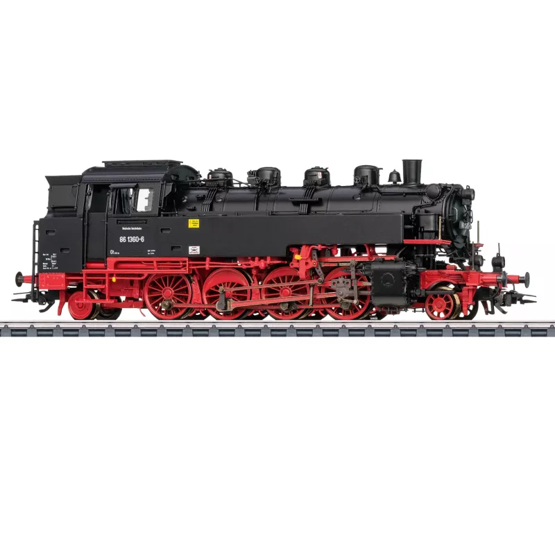 Märklin 37087 H0 locomotiva a vapore Baureihe 86.0-8 DR epoca IV con decoder digitale mfx+ e suono