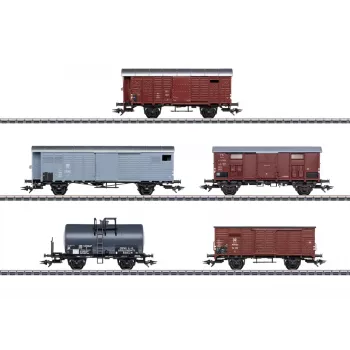 Märklin 46575 H0 BLS Ae 6/8 set di 5 carri merci