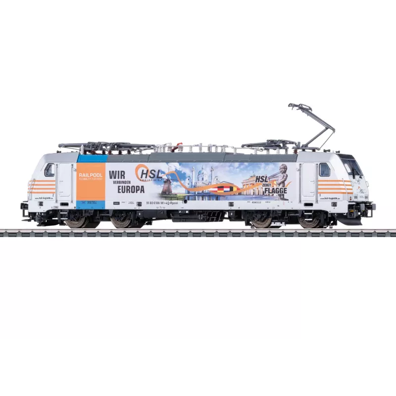 Märklin 38803 H0 locomotiva elettrica BR 186 delle HSL Logistik