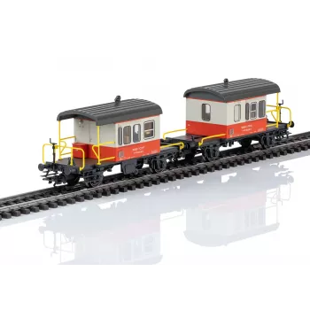 Märklin 46850 H0 SBB set di carri a pareti scorrevoli Sputnik, 2 carri