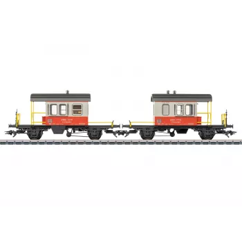 Märklin 46850 H0 SBB set di carri a pareti scorrevoli Sputnik, 2 carri