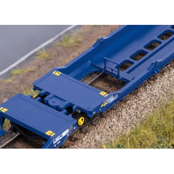 Märklin 47474 Sdggmrss carro a doppia tasca H0 scala 1:87 blu cobalto 393 mm