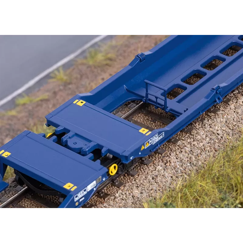 Märklin 47474 Sdggmrss carro a doppia tasca H0 scala 1:87 blu cobalto 393 mm
