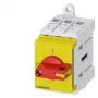 Siemens 3LD30300TK13 interruttore principale / sezionatore di carico, 3 poli, 16 A, 7,5 kW, rosso/giallo