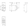 Siemens 3LD30300TK13 interruttore principale / sezionatore di carico, 3 poli, 16 A, 7,5 kW, rosso/giallo