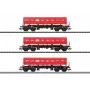 Märklin 48458 H0 set di 3 carri ribaltabili laterali Fas delle DB Schenker Rail Polska S.A.