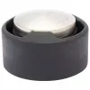Wagner design yourself EH 5171 fermaporta, zama con tampone in gomma, Ø 5 cm, nichel opaco/nero 15517111