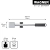 Wagner design yourself MM 4121 Sollevatore per mobili, argento, 38 cm (20412101)