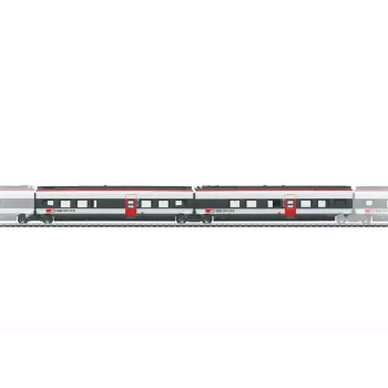 Märklin 043451 H0 SBB Giruno set di carrozze supplementari, 2 pezzi, Epoca VI