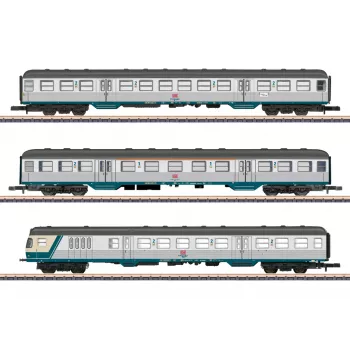 Märklin 087183 Z scala set di carrozze Karlsruher Kopf DB A