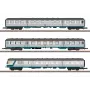 Märklin 087183 Z scala set di carrozze Karlsruher Kopf DB A