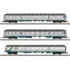Märklin 087183 Z scala set di carrozze Karlsruher Kopf DB A