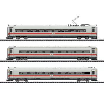 Märklin 43726 set di carrozze aggiuntive per ICE 4, scala HO, grigio