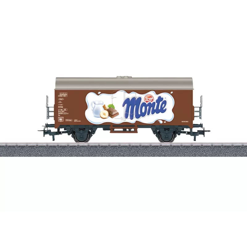 Märklin 44252 H0 carro merci coperto Gms 30, epoca III, DB, marrone