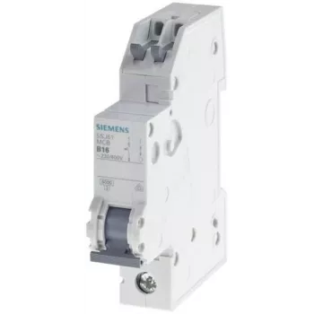 Siemens 5SJ61106KS interruttore magnetotermico 1 polo B 10 A 6 kA 230/400 V AC morsetto a innesto