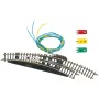 Märklin Z-Gauge scambio curvo elettromagnetico destro - nero/giallo (8569)