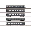 Märklin 087615 set di carrozze Z Blauer Enzian DB, MHI (set di 3 carrozze viaggiatori)