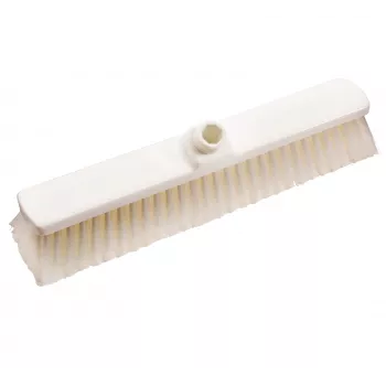 Haug Bürsten 88820 testa di scopa, plastica bianca, larghezza 40 cm, attacco a vite
