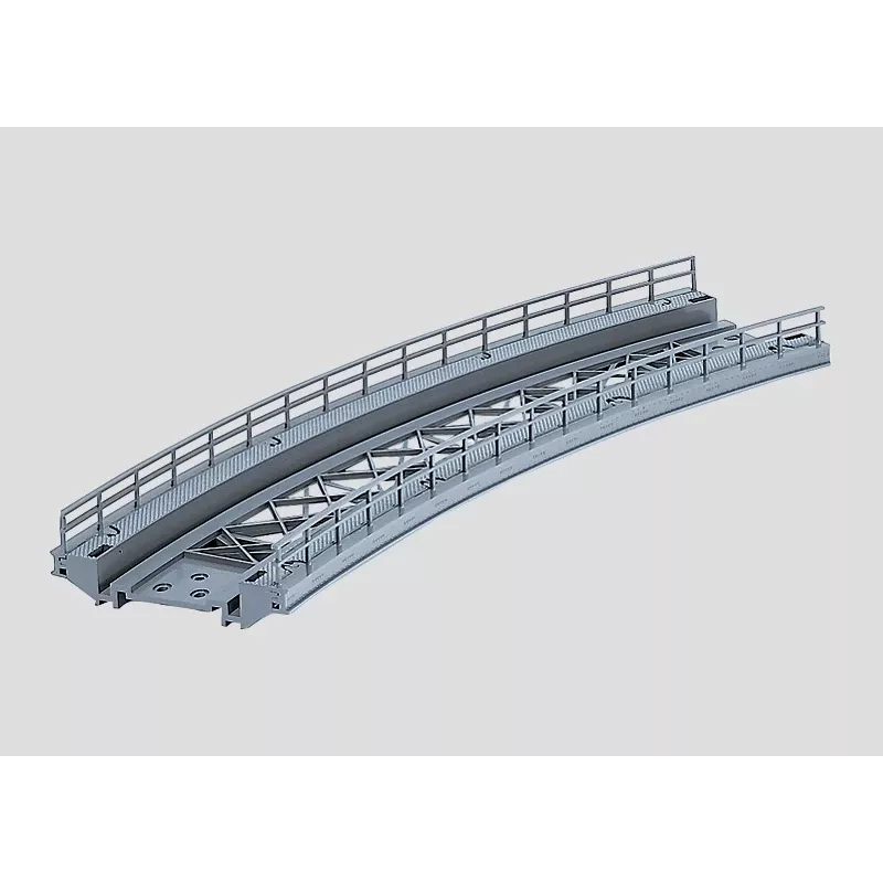 Märklin 07569 elemento rampa curvo per binario C H0