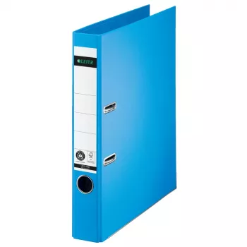 LEITZ raccoglitore ad anelli 180° A4 50 mm azzurro cartone (1008-00-30)