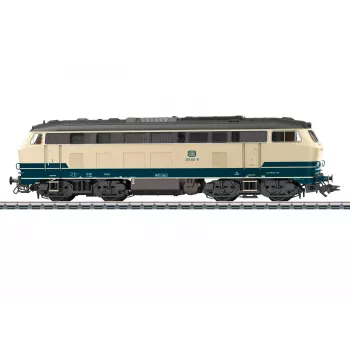Märklin 39215 locomotiva diesel serie 218 DB blu oceano mfx+ suono e LED H0
