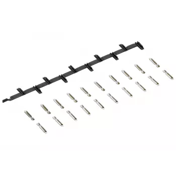 Märklin scartamento Z set di linguette di separazione e collegamento binari (10 di separazione, 20 di collegamento) 08954