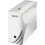LEITZ easyboxx scatola archivio bianca larghezza interna 150 mm, confezione da 25, cartone ondulato riciclato