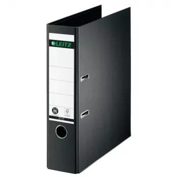 LEITZ raccoglitore con leva e archivio 180°, A4, 80 mm, nero 1007-00-95