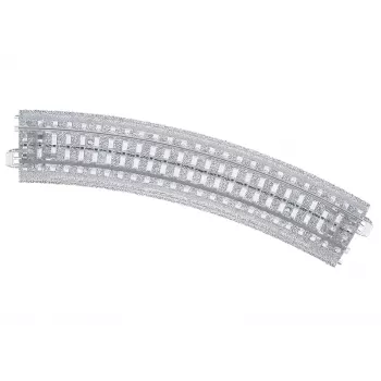 Märklin H0 binario C dritto 188,3 mm, 6 pezzi, binario con massicciata integrata 020196
