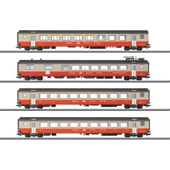 Märklin 42190 H0 set 4 carrozze Swiss Express carrozze viaggiatori SBB