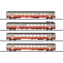 Märklin 42190 H0 set 4 carrozze Swiss Express carrozze viaggiatori SBB