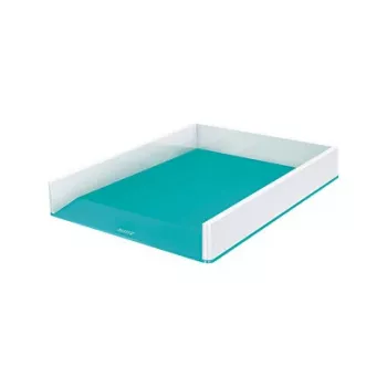 LEITZ WOW Duo Colour vassoio portadocumenti A4 azzurro ghiaccio/bianco 5361-10-51