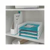 LEITZ WOW Duo Colour vassoio portadocumenti A4 azzurro ghiaccio/bianco 5361-10-51