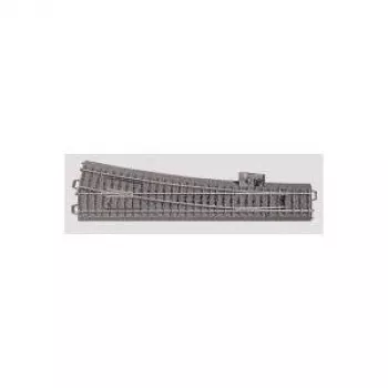 Märklin H0 binario C (con massicciata) 24712 scambio, sottile, destro 236,1 mm (24712)