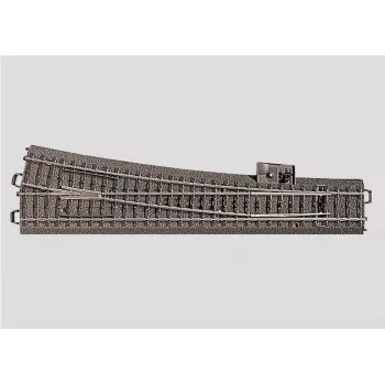 Märklin H0 binario C (con massicciata) 24712 scambio, sottile, destro 236,1 mm (24712)