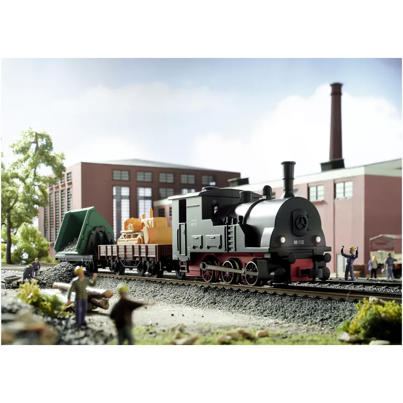 Märklin 29133 set di avviamento treno merci scala HO con alimentazione a batteria e telecomando a infrarossi