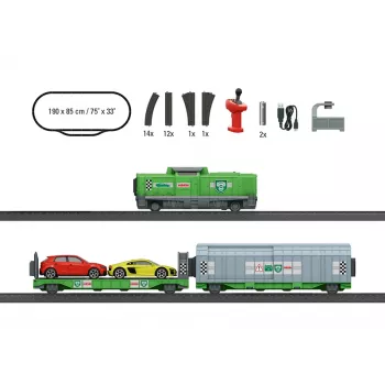 Märklin World 29347 H0 set di avviamento Trasporto auto