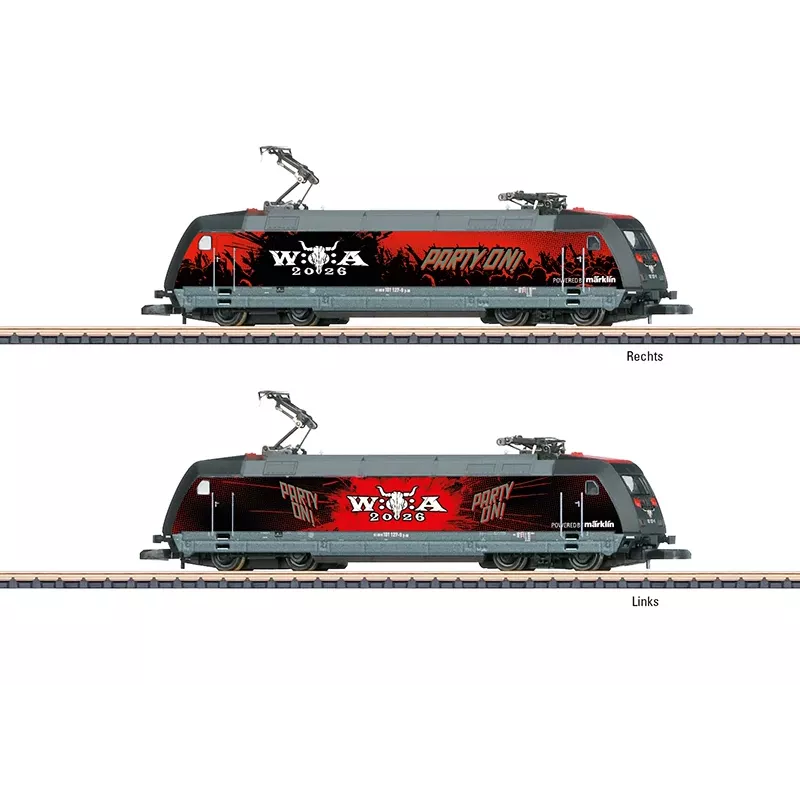 Märklin 088666 Z Scala Locomotiva elettrica BR 101 Wacken Open Air 2026 edizione speciale