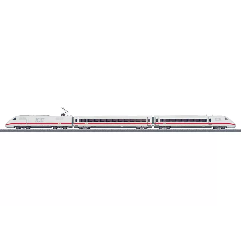 Märklin 29792 ICE 2 set di avviamento digitale H0 AC con Mobile Station 2, treno a 5 elementi, ovale di binari C, epoca VI