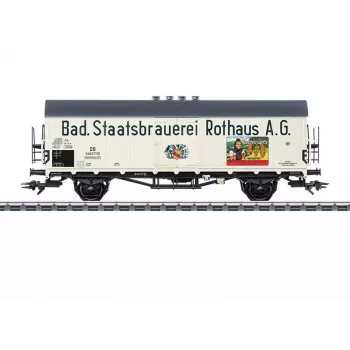 Märklin 046805 H0 AC Carro a sponde Rlmms 580 Deutsche Bundesbahn epoca IV carro pianale con sponde
