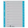LEITZ A4 Divisori in cartoncino azzurro, confezione da 25, foratura universale 16523030