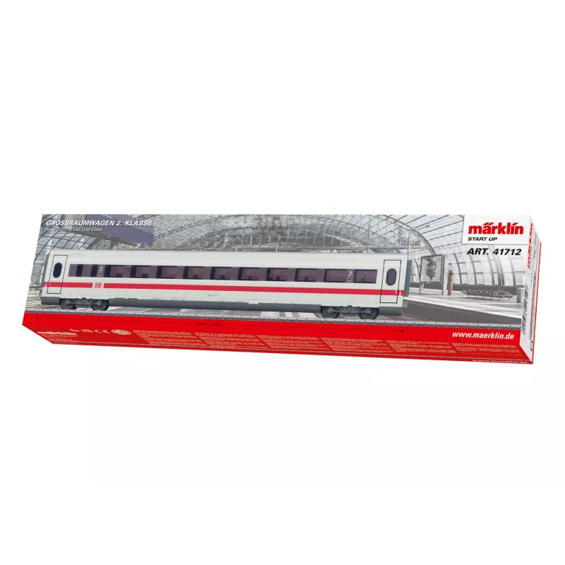 Märklin Start up 041712 H0 Carrozza a grande capacità 2ª classe per ICE 2, BR 806.3, epoca VI, AC, 1:87