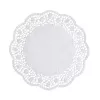 PAPSTAR Sottotorte rotondi Ø 28 cm, 100 pezzi, motivo traforato bianco 12268