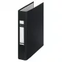 LEITZ Raccoglitore ad anelli Standard A5, 2 anelli D, nero, dorso 37 mm 4213-00-95