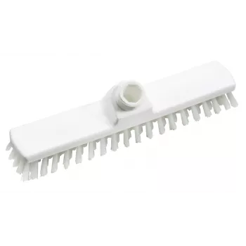 HAUG BÜRSTEN 8810 Spazzola per strofinare, polipropilene bianco, larghezza 280 mm, setole in poliestere medie